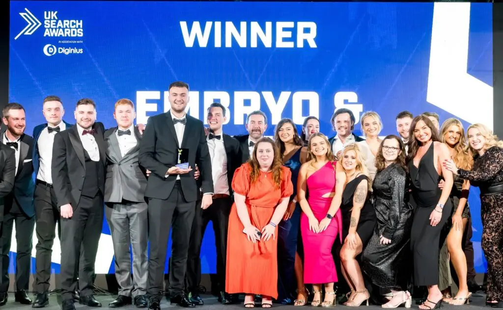 Embryo UK Search Award Winners