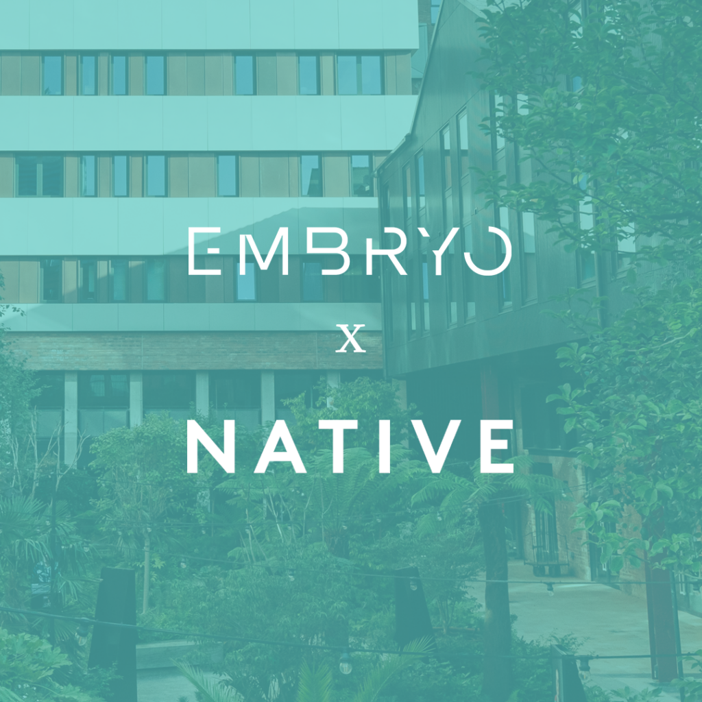 Embryo and Native Residential logos