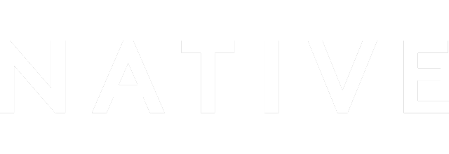 Native Residential logo in white