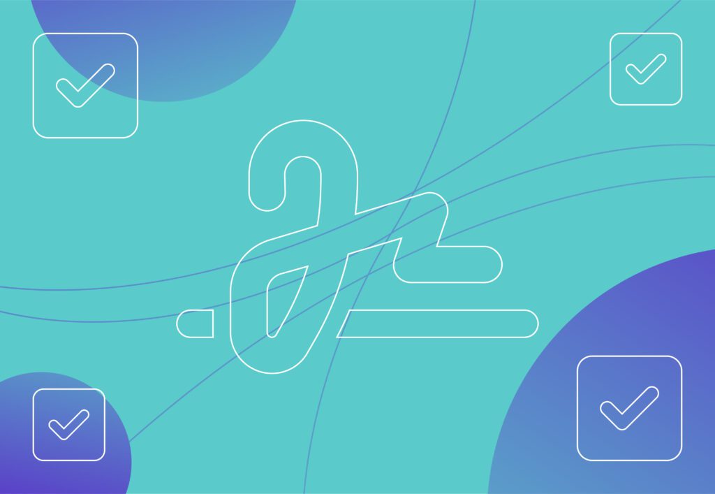 Tickboxes on a checklist