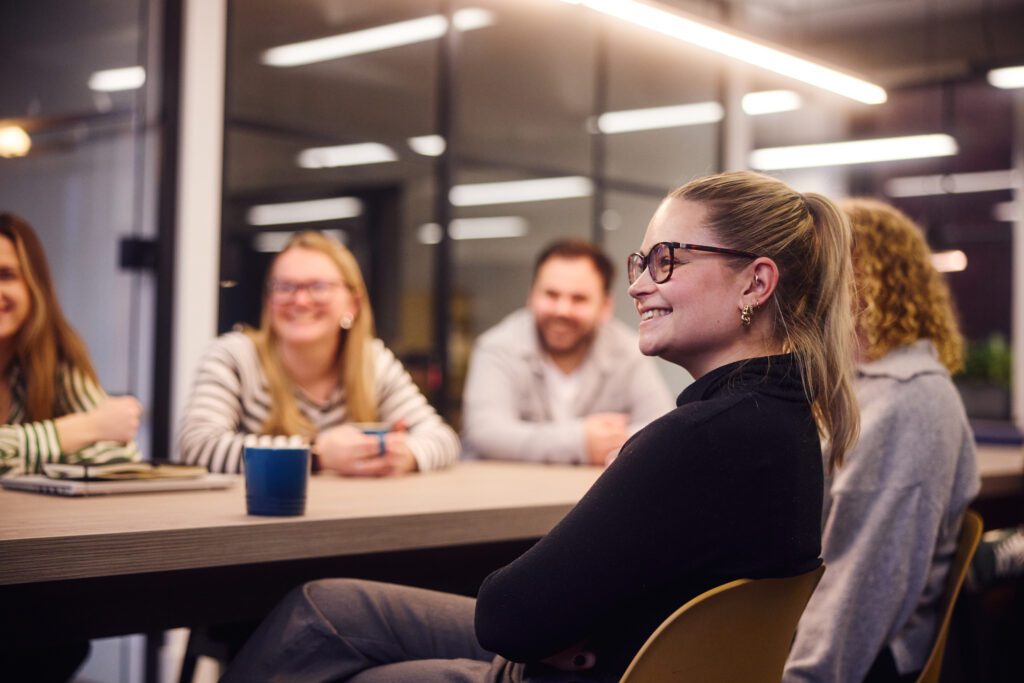 Embryo employees team meeting