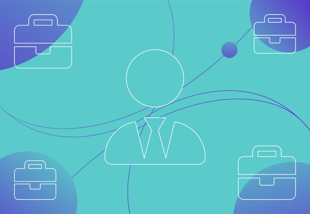 Illustration of a marketing expert