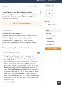 AI recommendations 