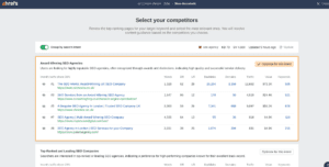 Competitors on Ahrefs