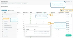 Screenshot of Moz's new Keyword Gap tool 