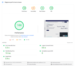 Page speed insights 
