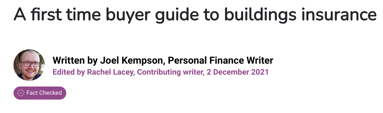 Author bios money.co.uk