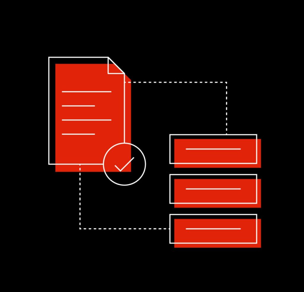 Icons of a document to represent the importance of competitor research for e-commerce SEO
