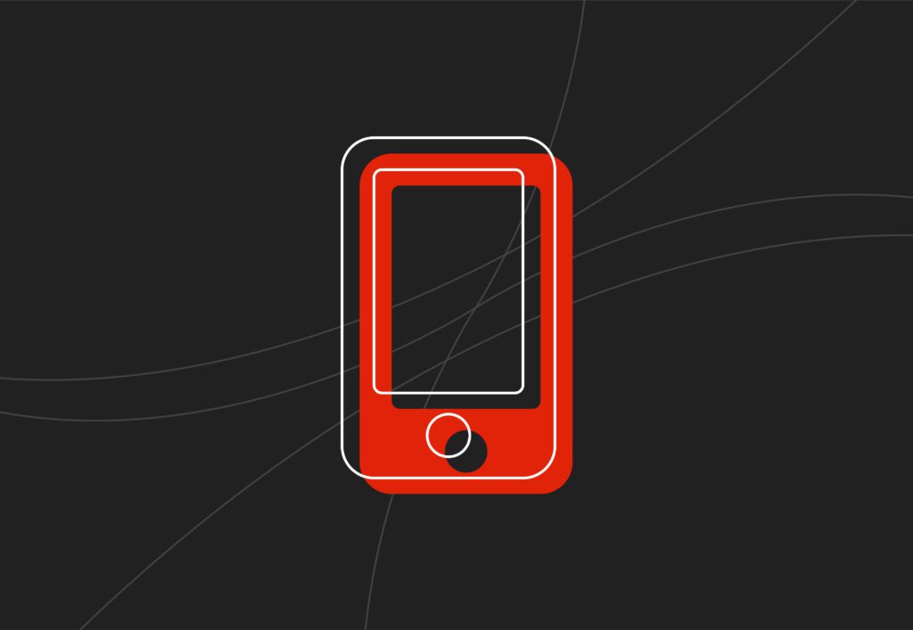 A phone icon presenting contact information