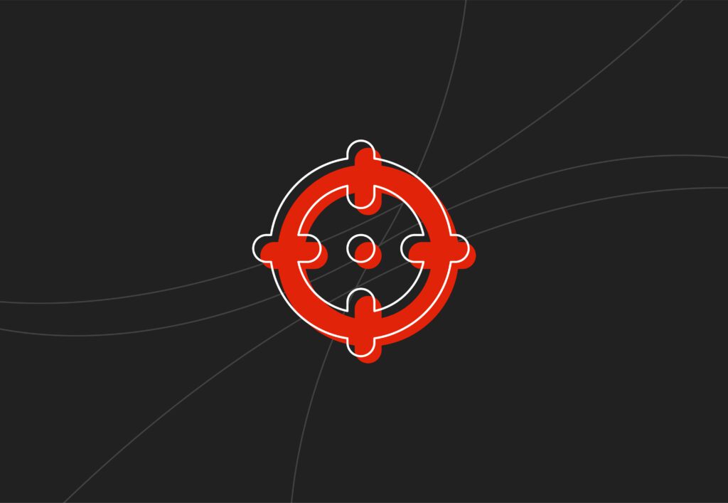 A target icon representing how you can define specific goals