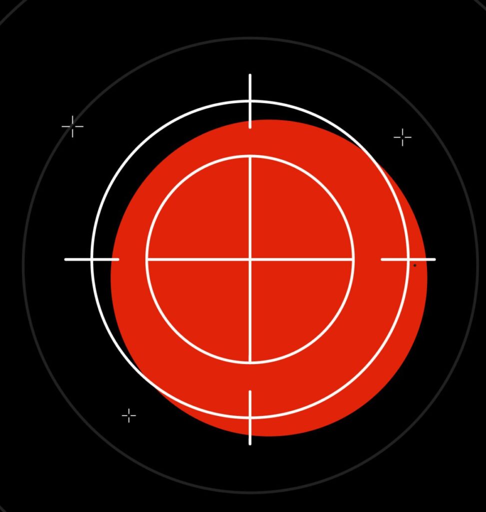 Icon of a target to represent Digital PR target publications