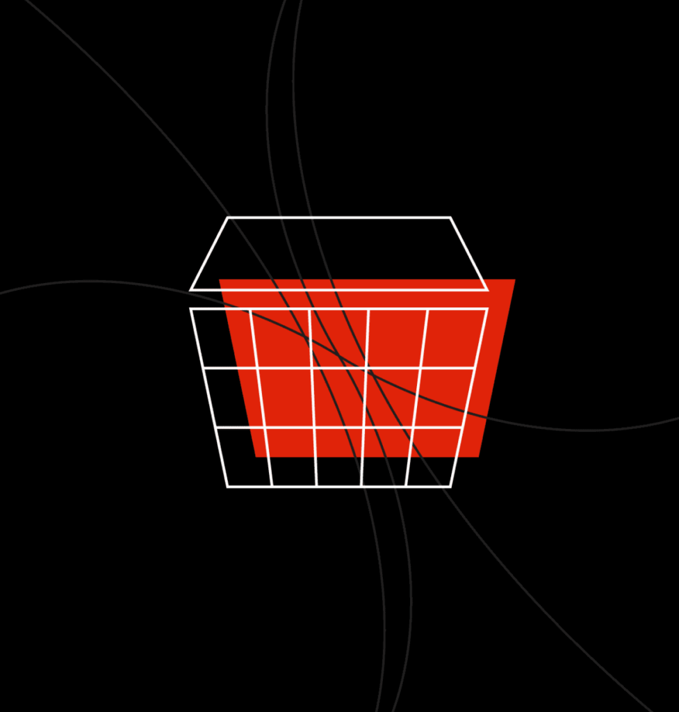Icon of a shopping basket to accompany text explaining e-commerce SEO services