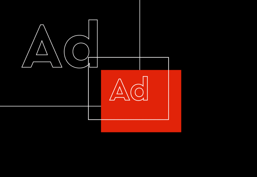 Icon of an ad to accompany Google Shopping campaign management