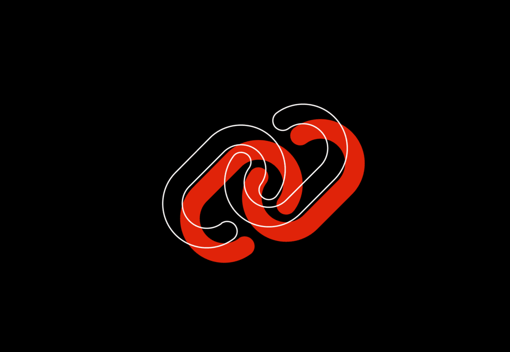 Link building icon, representing how links can be built for SEO purposes