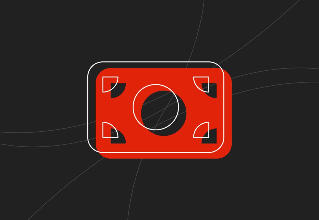 money note icon to represent underspending on paid social ads