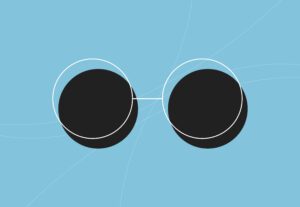 two interconnecting circles representing audience alignment