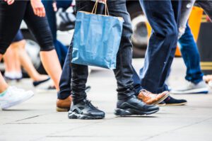 foot traffic in local shops