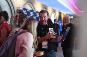 embryo's sales director paul cunningham demonstrating supertools at the northern marketing festival