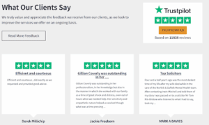 trustpilot reviews legal firm