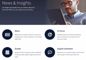 Thought leadership legal firm