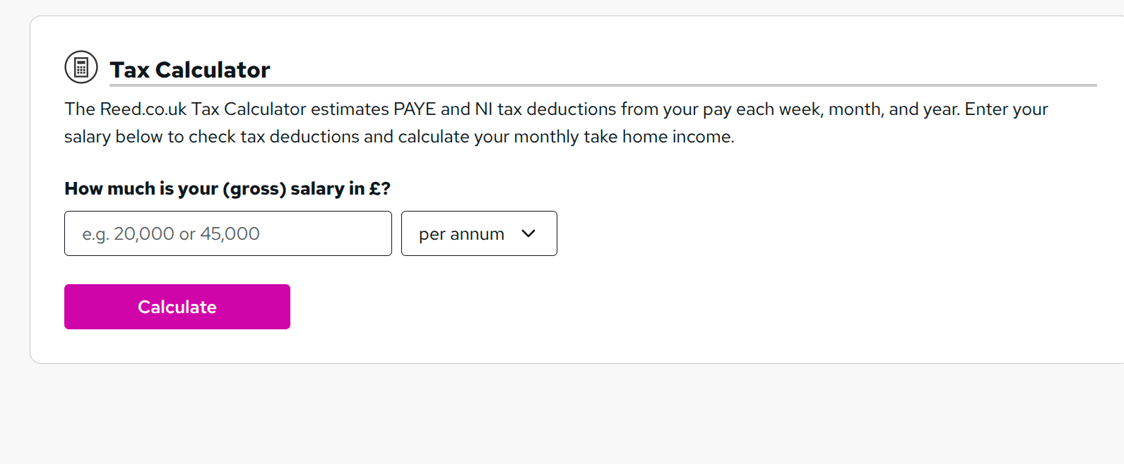 interactive content in tax