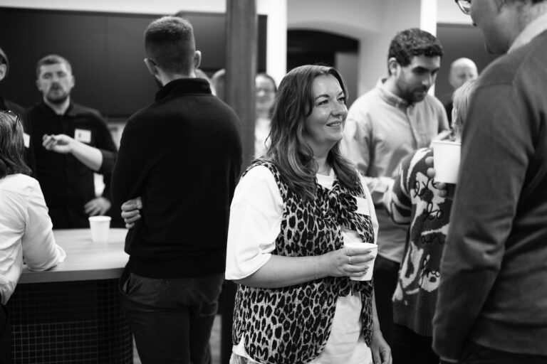 Jess Atkinson at an Embryo event