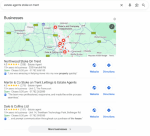 SEO for real estate: How to get started 4 local search results