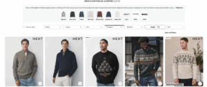 mens jumpers next product page