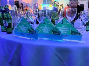 paid media award trophy