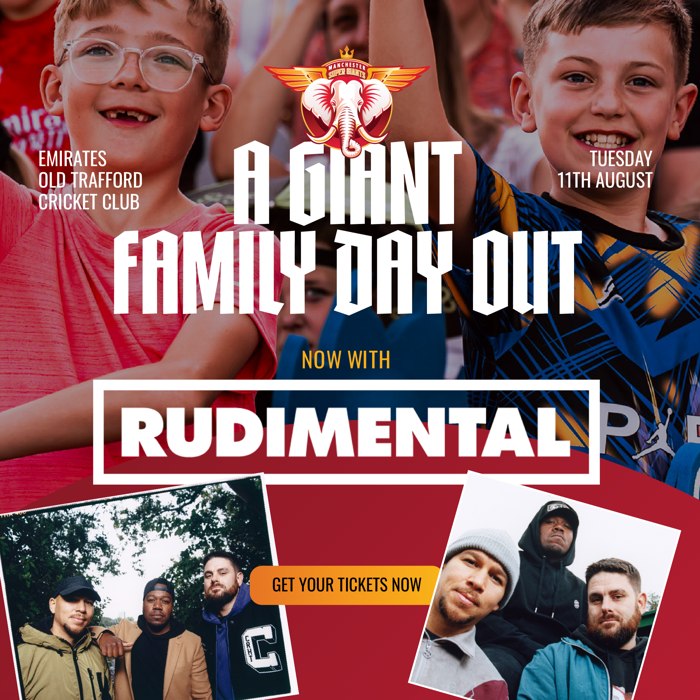 rudimental ad with a focus on a family day out