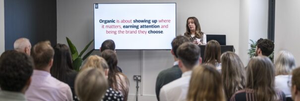 Jess A speaking at Embryo events