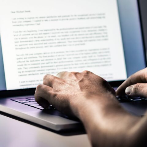 b2b content marketing on desktop