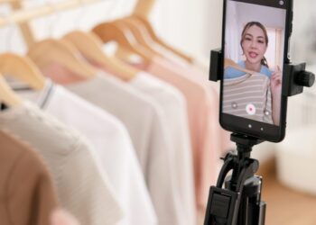 Woman on TIkTok live