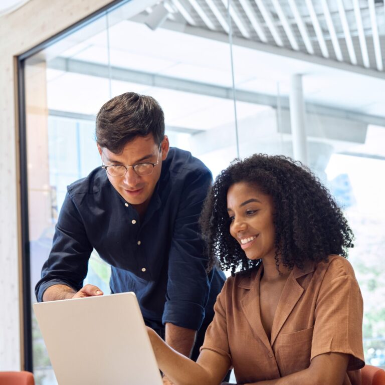 Email Marketing 3 two people working in office together