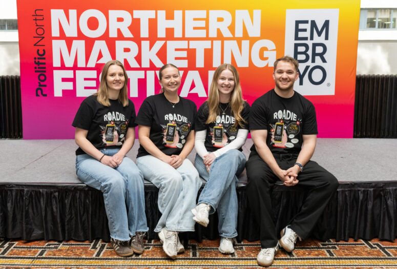 embryo team at northern marketing festival