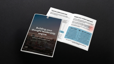 Thought leadership resource mockup