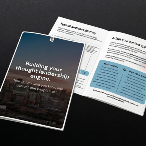 thought leadership resource mockup