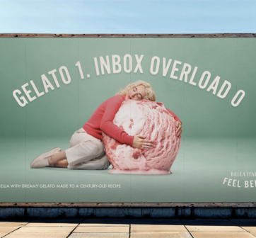 OOH billboard for Bella Italia Feel Bella camapign