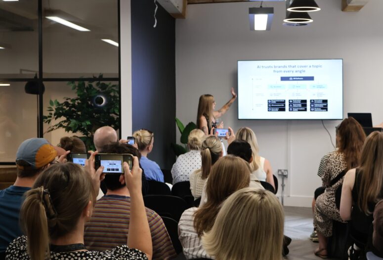 embryo presenting in office space