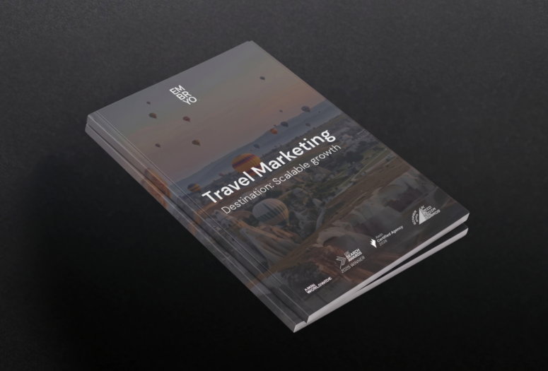 travel marketing resource mock up