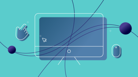 teal desktop icon