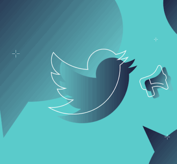 twitter logo teal