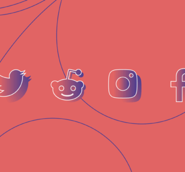 Blog 5 red social media icons