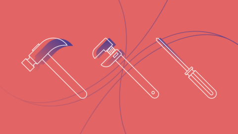 red tools icon