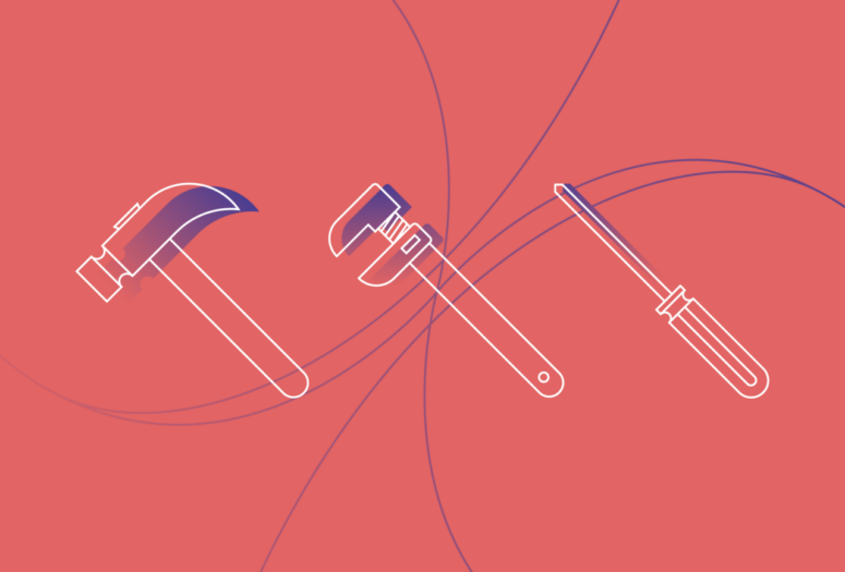 red tools icon