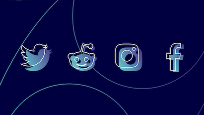 navy social media icons