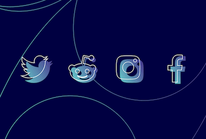 navy social media icons
