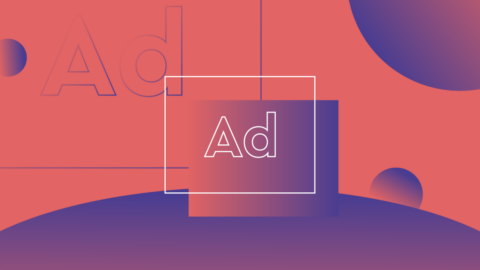 pink advert icon