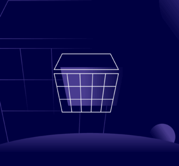 navy shopping basket icon