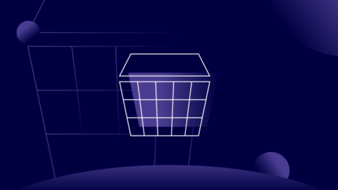 navy shopping basket icon
